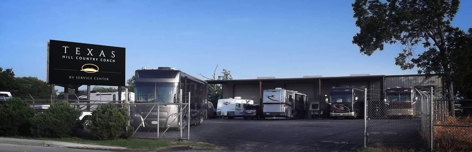 Texas Hill Country Coach RV service center exterior